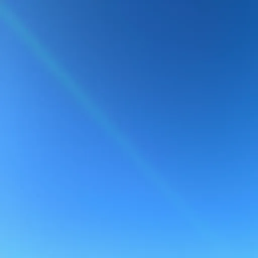 A bright green dotted line stretches across a clear blue sky in Kokomo, Indiana, attracting the attention of local residents.