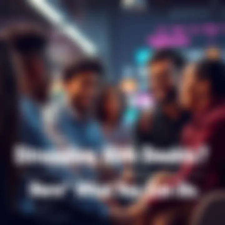 A group of diverse individuals sharing their thoughts and experiences about overcoming personal doubts in a supportive environment