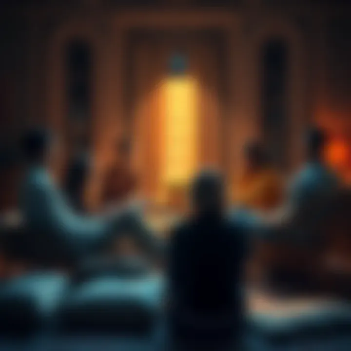A diverse group of people sitting in a circle, sharing their dreams and ideas in a cozy setting.
