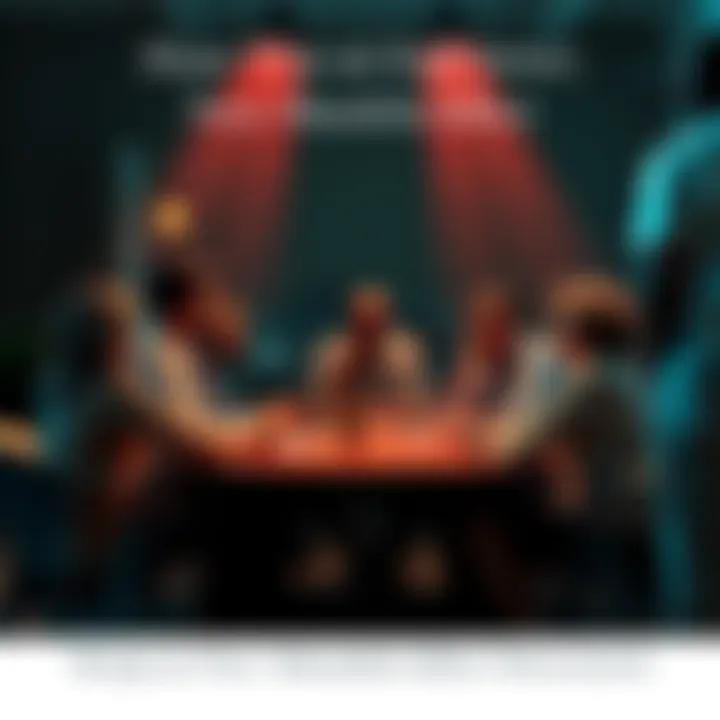People gathered around a table discussing their experiences with Mandela Effects.