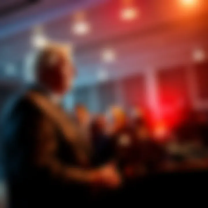 David Grusch addressing the media about UFO charlatans and his commitment to disclosure efforts