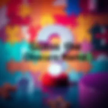 A fun challenge showcasing a question mark and a colorful puzzle background inviting participation in guessing an odd name.