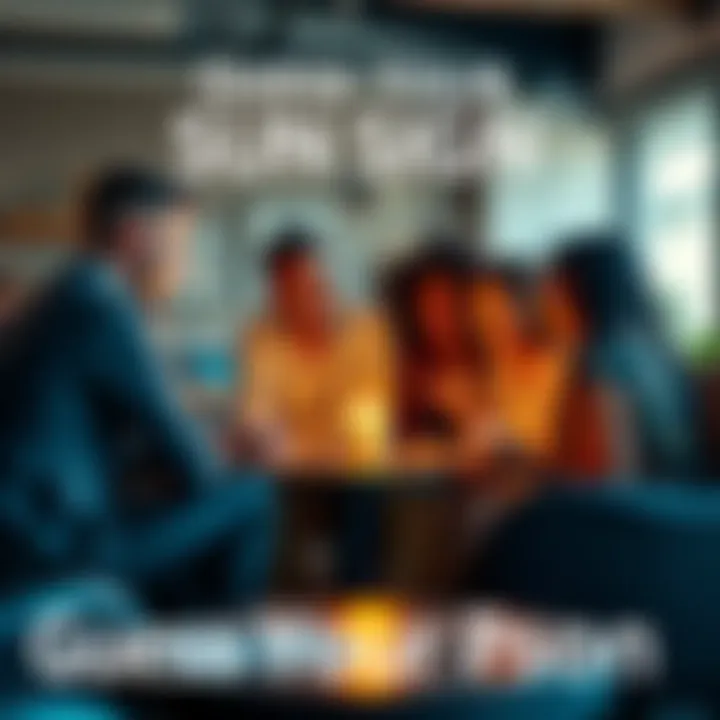 Group of diverse people sharing their astrological signs in a casual setting