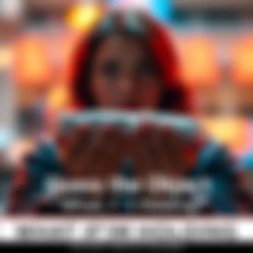 A person holding a wrapped object in their hands, looking curious and thoughtful as they try to guess what it is.