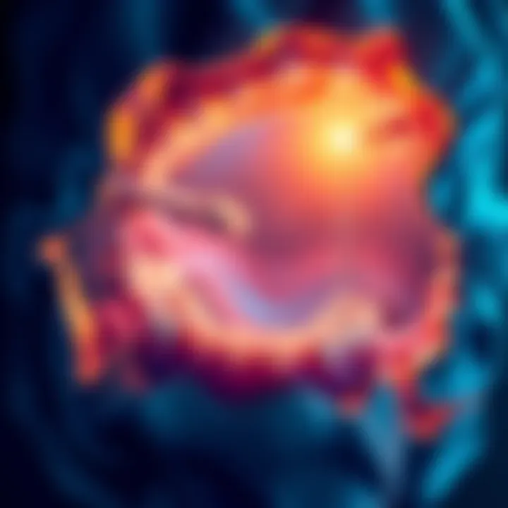 Illustration of natural dental care and healing