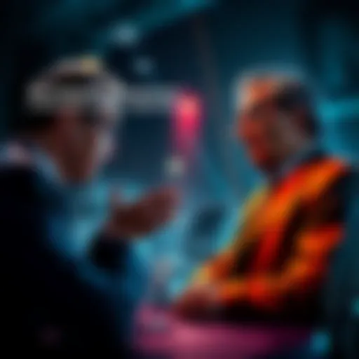 Hal Puthoff and Edward Teller engaged in conversation, exploring scientific theories and UFO topics.