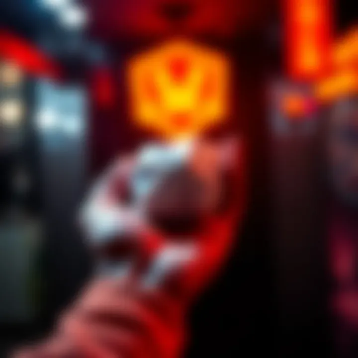 A hand holding a small, covered object, hinting at a surprise reveal soon.