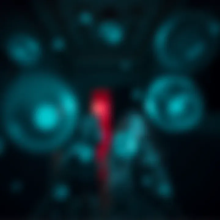 Two family members capturing ghostly orbs on camera in a dark room of an old haunted house.