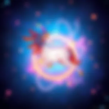 A bright, colorful illustration of an Aquarius symbol with positive traits like creativity and independence surrounding it.