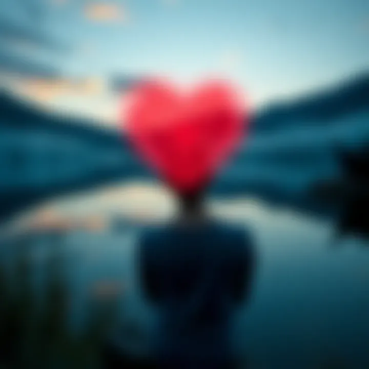 A person reflecting by a tranquil lake, symbolizing self-discovery and healing from toxic relationships.