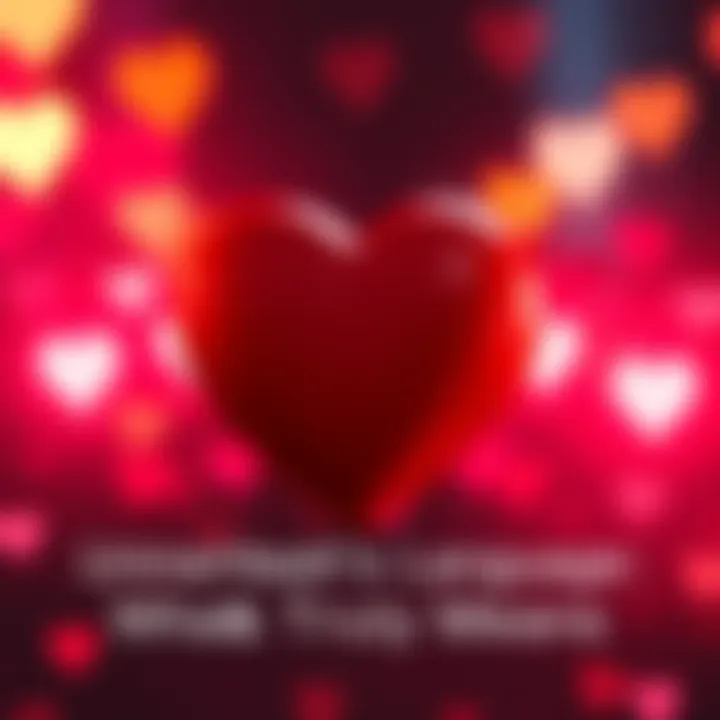 A heart emoji representing love and emotions in digital communication