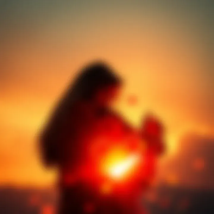 Heart Opening A warm scene of two people embracing, symbolizing love and connection after hardship.