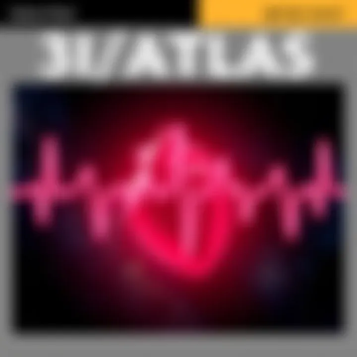 A visual representation of a heartbeat signal coming from the interstellar object 3I/ATLAS as it approaches Earth, with stars and cosmic background