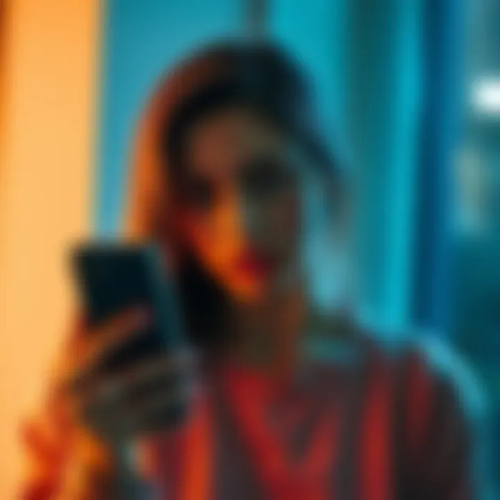 A person looking sad while holding a phone, representing emotional pain after being blocked by a soulmate.