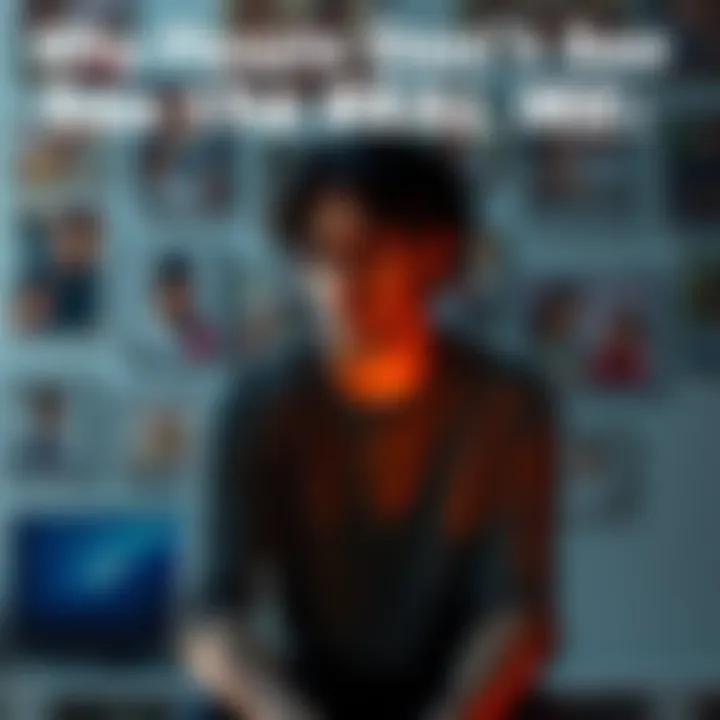 A person sitting alone, looking contemplative and emotional, with a blurred background of family photos, capturing the feeling of being misunderstood.