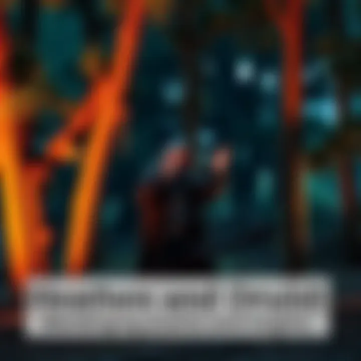 A person practicing Druidry outdoors surrounded by trees, symbolizing the blend of heathen and Druid traditions.