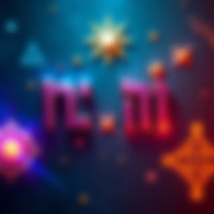 A visual comparison of Hebrew letters and Vedic shrutis showcasing their structural similarities and geometric shapes.