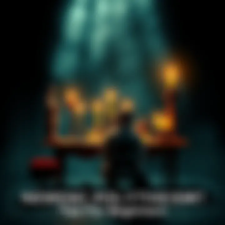 A person sitting at a table with candles, offerings, and images of Greek deities, contemplating their spiritual journey in Hellenic Polytheism.