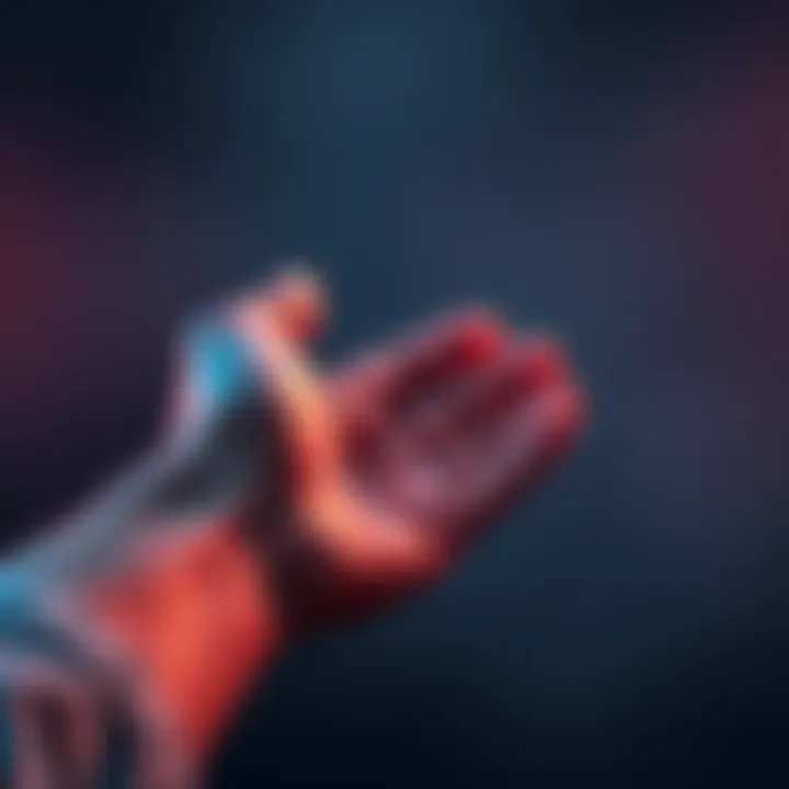 A person reaching out to help another person who looks hesitant or unsure, symbolizing the struggle between intervention and respecting autonomy.