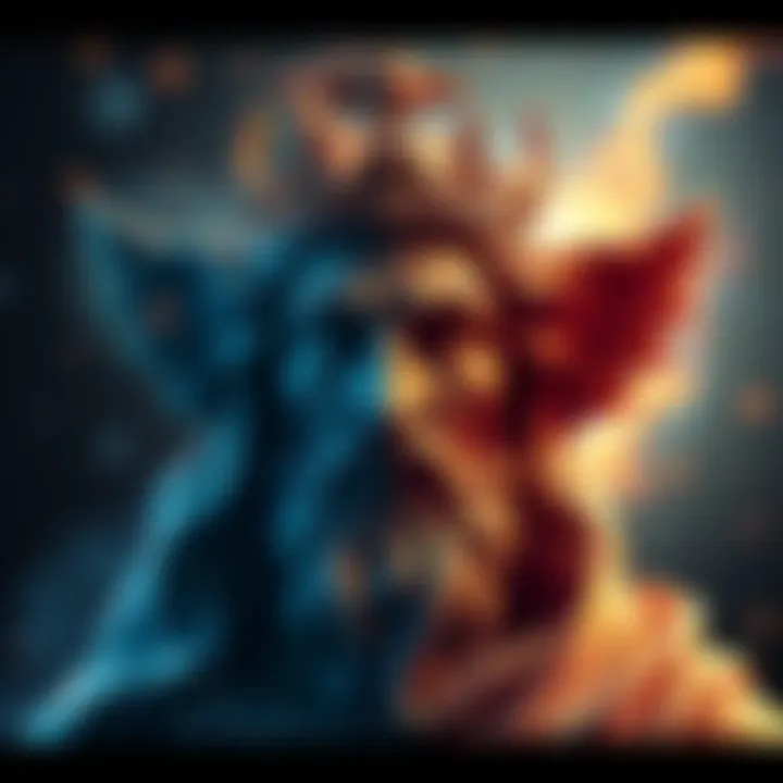 The Mystical Visage of Hermes Trismegistus A detailed depiction of Hermes Trismegistus symbolizing the interconnectedness of the universe and wisdom.