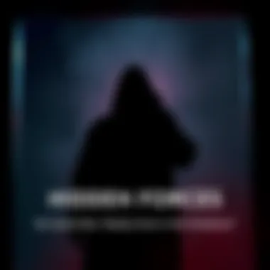 Hidden Forces A shadowy figure observing from a darkened room, hinting at elite groups acting behind the scenes against evil conspiracies
