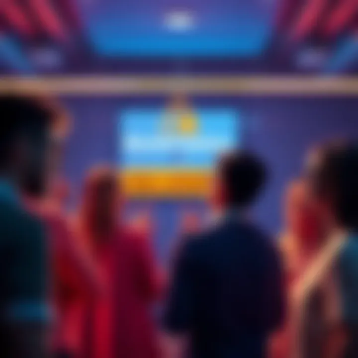 A visual representation of a membership tier labeled 'Male validation' with concerned people discussing it.