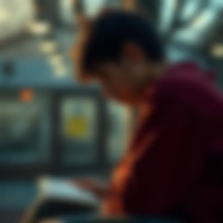 High school senior in thought A high school senior sits alone on a bench, looking pensive and sad, reflecting on their struggles with depression and thoughts of reincarnation.