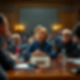 Hillary Clinton speaking confidently during a Congressional hearing about Gilgamesh and UAPs, surrounded by attentive lawmakers.