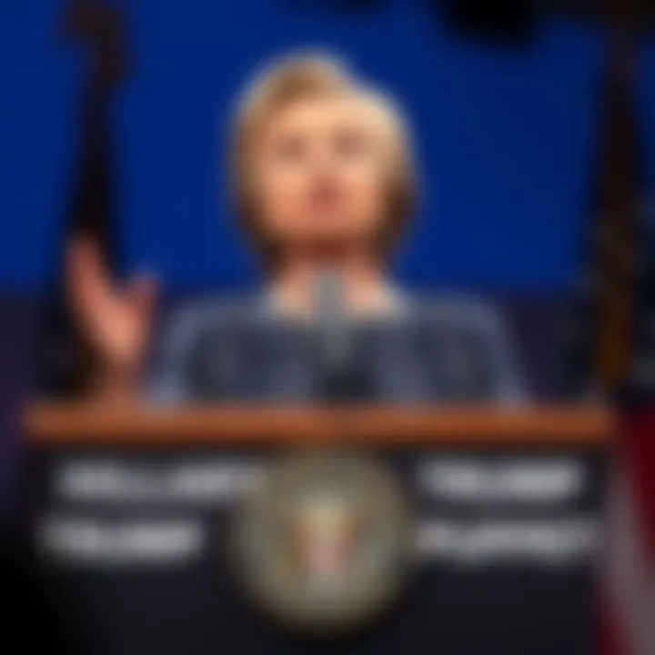 Hillary Clinton expresses concerns about President Trump's relationship with Putin at a press conference.