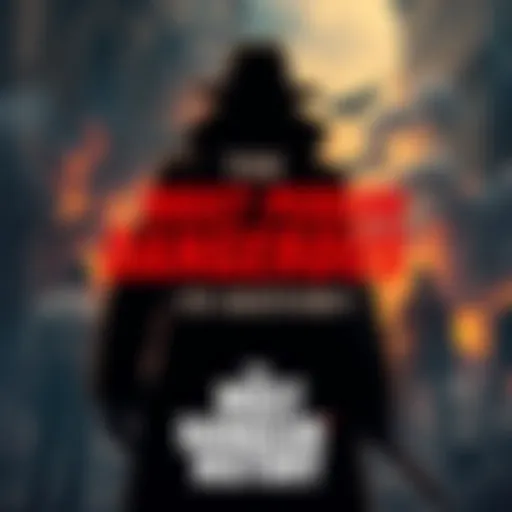 Silhouette of a historical figure A shadowy figure stands menacingly against a backdrop of historical chaos, representing the most dangerous person in history.