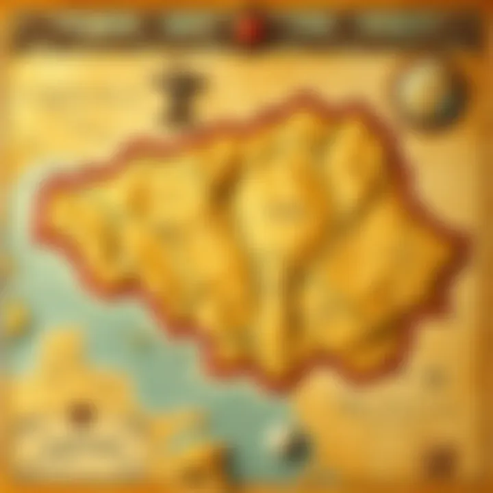 An old map showing the region of Tartaria with distinct borders and labels, highlighting territories and cities, surrounded by decorative elements.