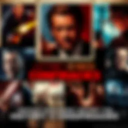 Collage of movie posters depicting historical events and conspiracies