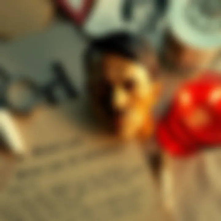 A historical document with a portrait of Adolf Hitler and notes regarding claims of his ancestry