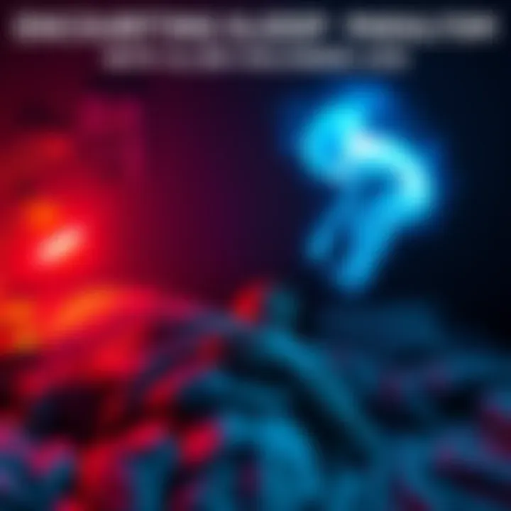 A person lying in bed experiencing sleep paralysis, with a translucent alien figure hovering above them