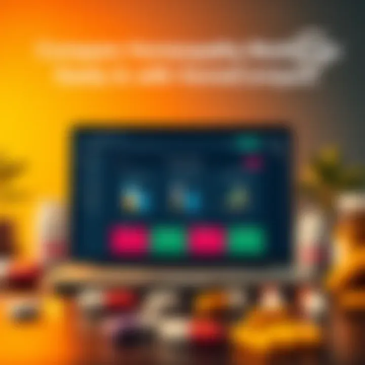 HomeoCompare Platform Screenshot Screenshot of HomeoCompare showing homeopathic medicine comparisons with a user-friendly interface.