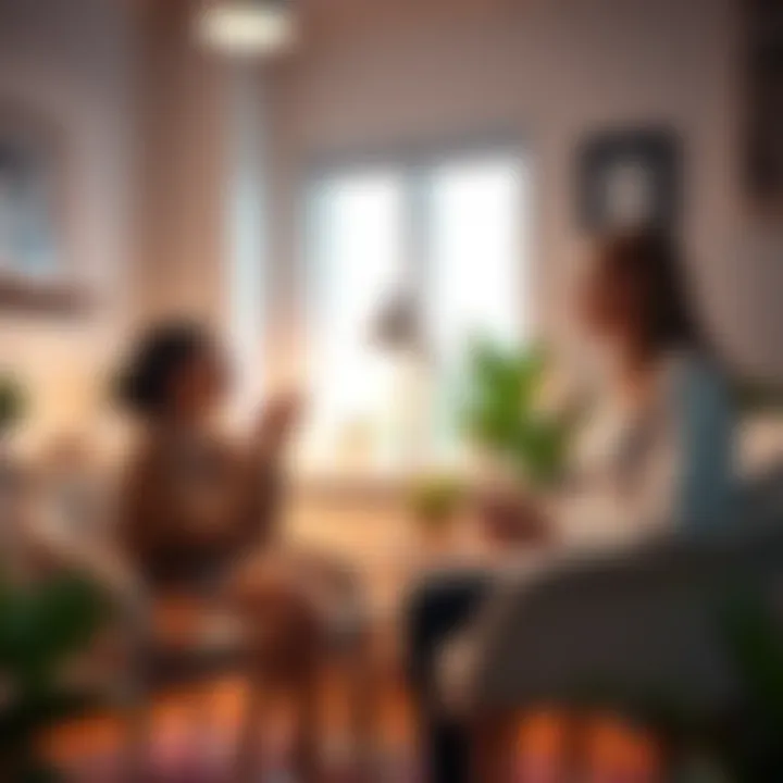 A practitioner discussing holistic health with a patient in a cozy office setting, emphasizing the whole person approach.