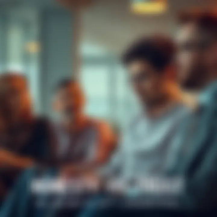 A group of people sitting together, having an open conversation with expressions of honesty and understanding, symbolizing trust in relationships.