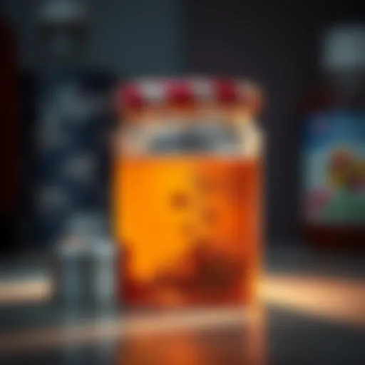 A close-up of a honey jar showing signs of mold and decay, symbolizing a failed love spell