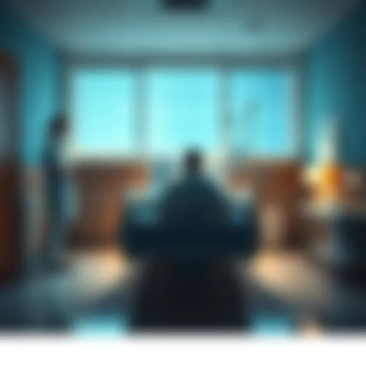 A patient sitting in a hospital bed reflecting on their past while a nurse takes notes, highlighting the impact of life choices on health.