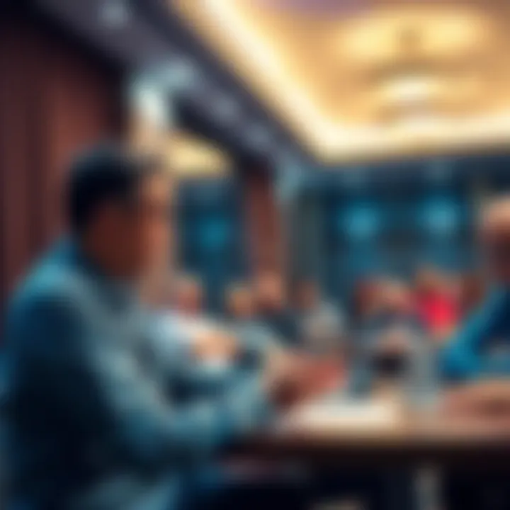 A presenter discusses budgeting and cost tracking for a hotel FAM trip during a workshop