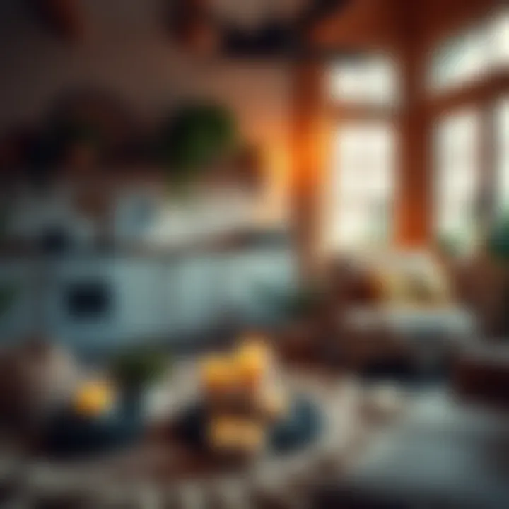 A cozy home with candles and plants, showcasing rituals to appeal to buyers