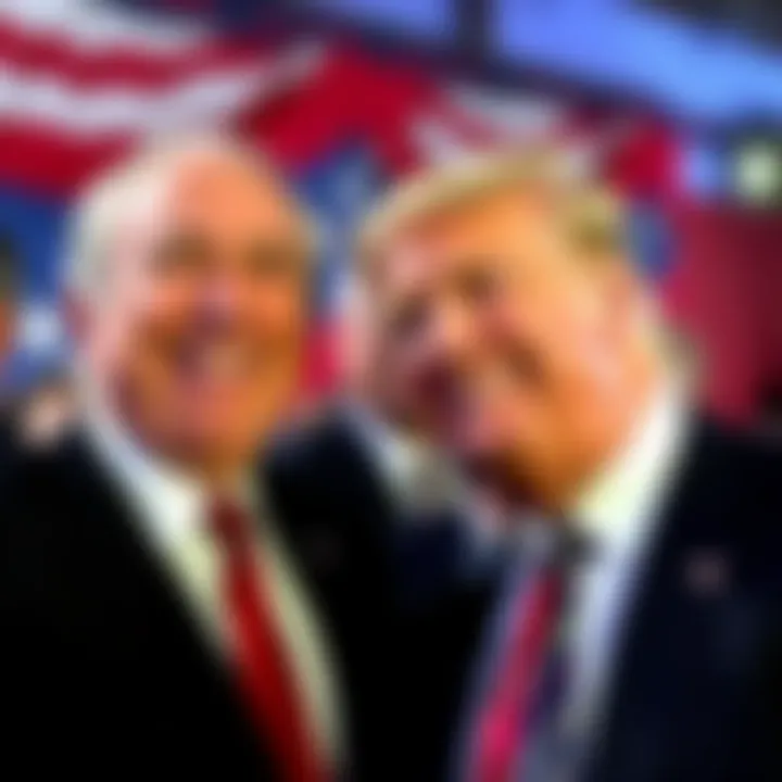 Howard Lutnick stands beside Donald Trump, both smiling at an event, suggesting a close political connection.