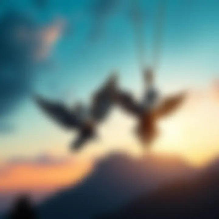 Two stylish pendants featuring the mythical birds Huginn and Muninn, showcasing unique designs and craftsmanship.