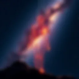 A human figure outlined against a starry sky, symbolizing the connection between humans and the universe.