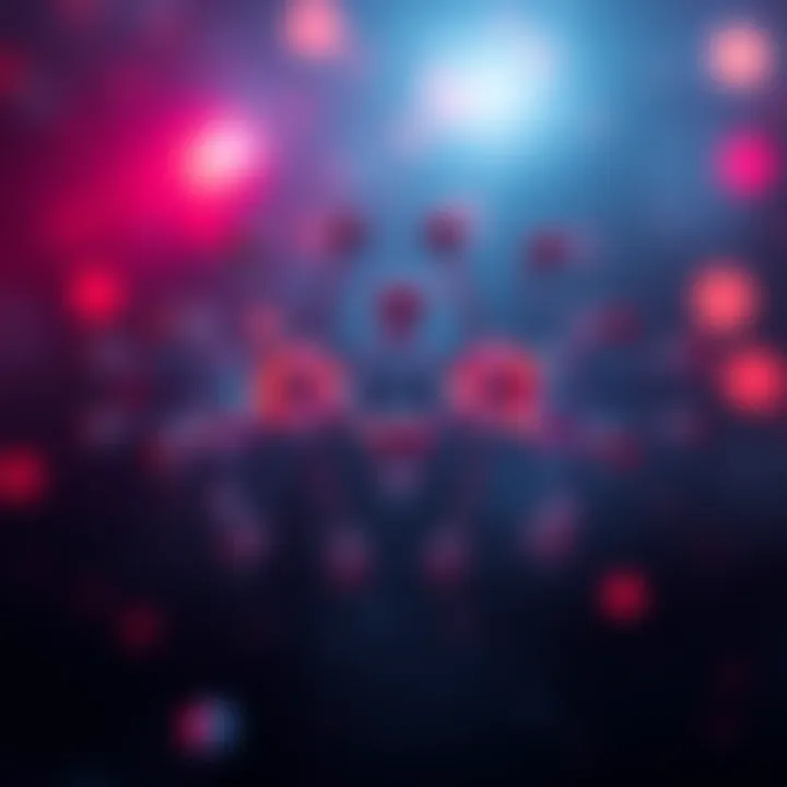 Illustration showing hydrogen atoms aligned and interacting in a synchronized manner, representing nonlocal resonance principles.