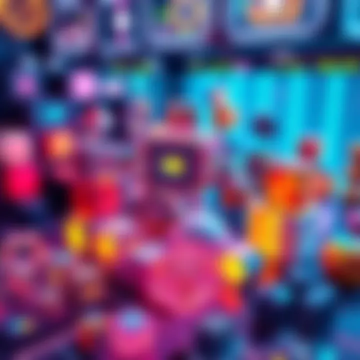 An interactive display of hypercubes and magic cubes showcasing different shapes and designs in a colorful, engaging layout.