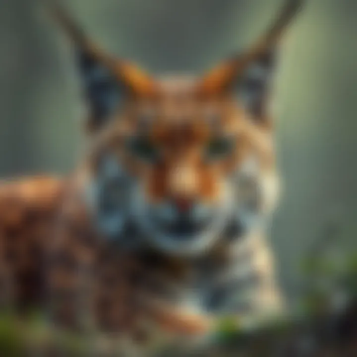 A rare Leuistic Iberian Lynx captured on video in its natural habitat, showcasing its distinctive features.