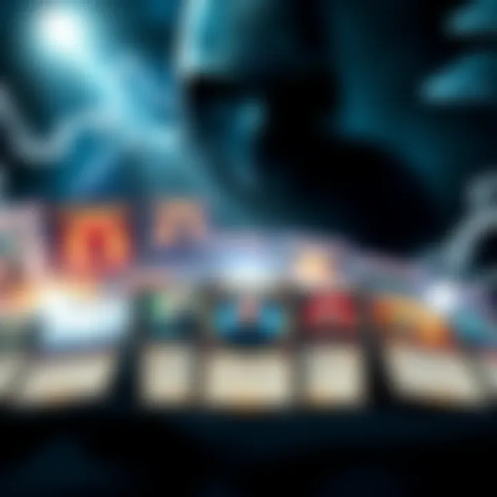 Illuminati Card Game Predictions A collection of Illuminati cards highlighting conspiracy themes, including Charlie Kirk and current social issues, with a mysterious background.