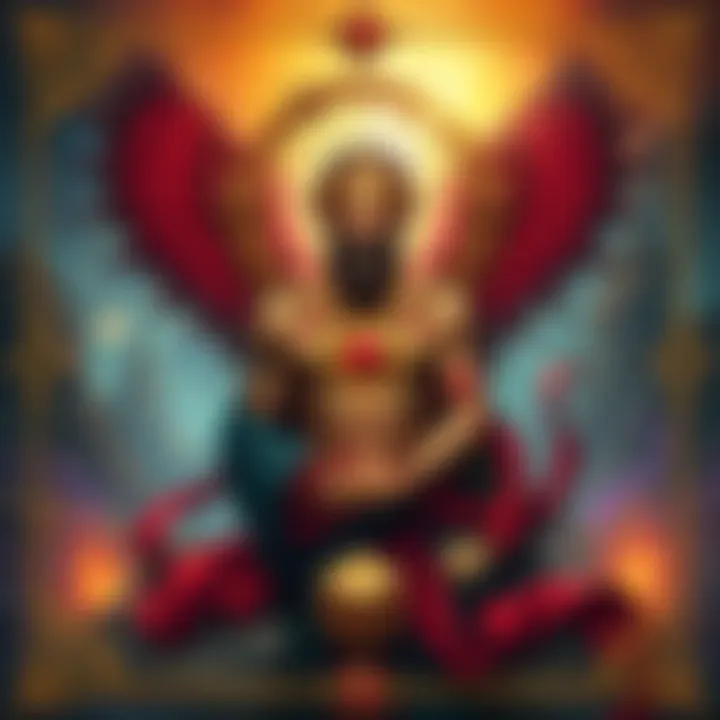 A captivating design showcasing ancient Illyrian tattoo art and 34 divination cards symbolizing Albanian folklore and mythology.