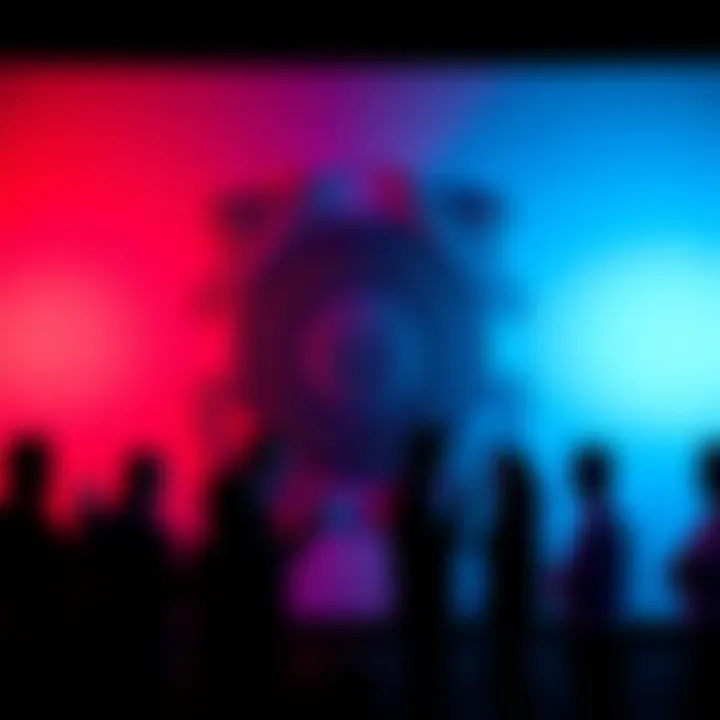 Close-up of a unique insignia, featuring symbols that may belong to the Coast Guard or another organization, with people discussing its origin.